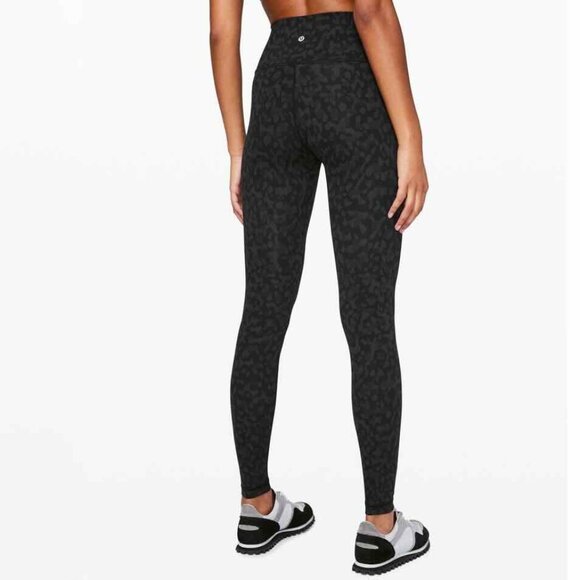 Lululemon Black Gray High-Rise 25" Camo Leggings Women's Size 2 - Picture 2 of 10